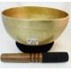 E607 SACRAL 'D' CHAKRA  HEALING HAND HAMMERED TIBETAN SINGING BOWL 7.5" WIDE MADE IN NEPAL